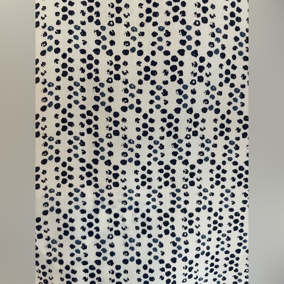 Joie silk tee, navy and white print, size S - Picture 5 of 6